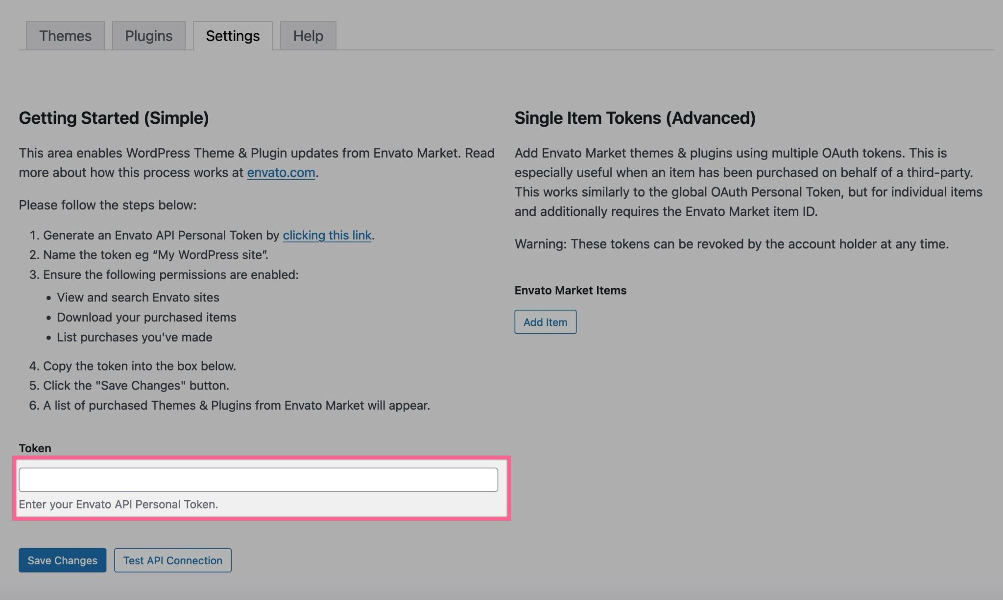 Updating Theme – Support imithemes