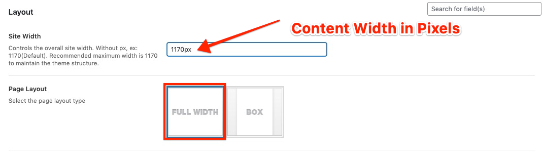 Website Layout & Content – Support imithemes
