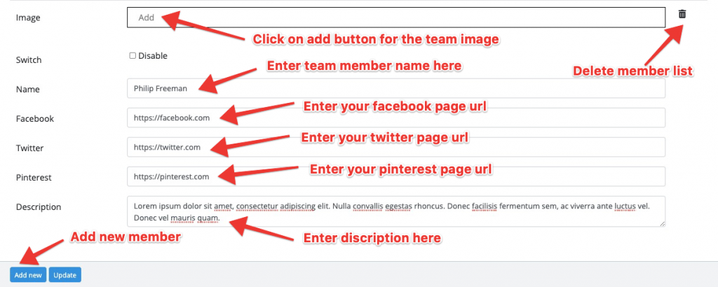 Team – Support imithemes