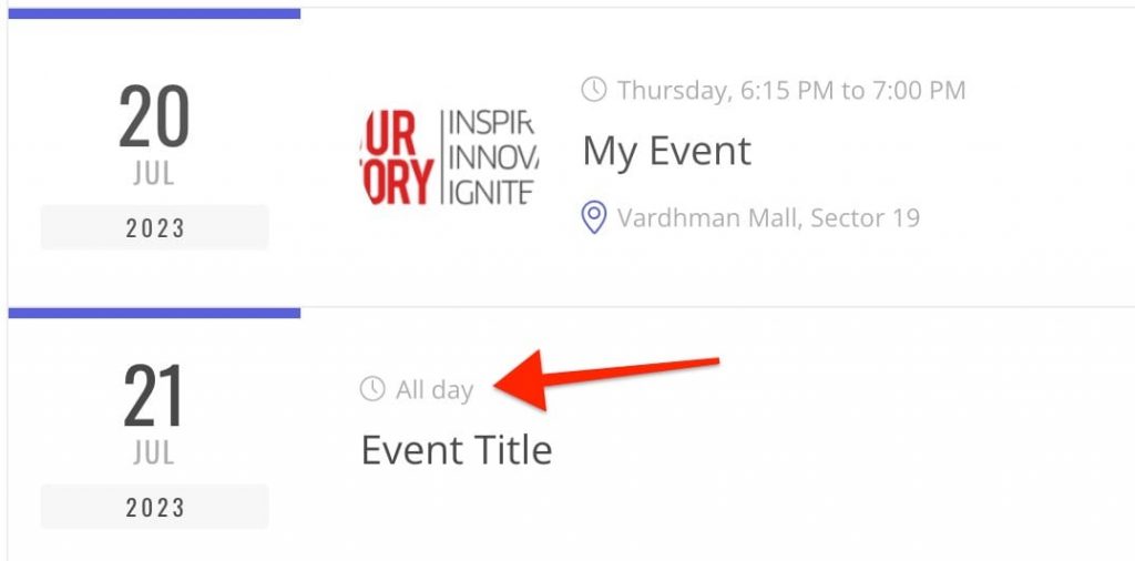 New Event – Support imithemes