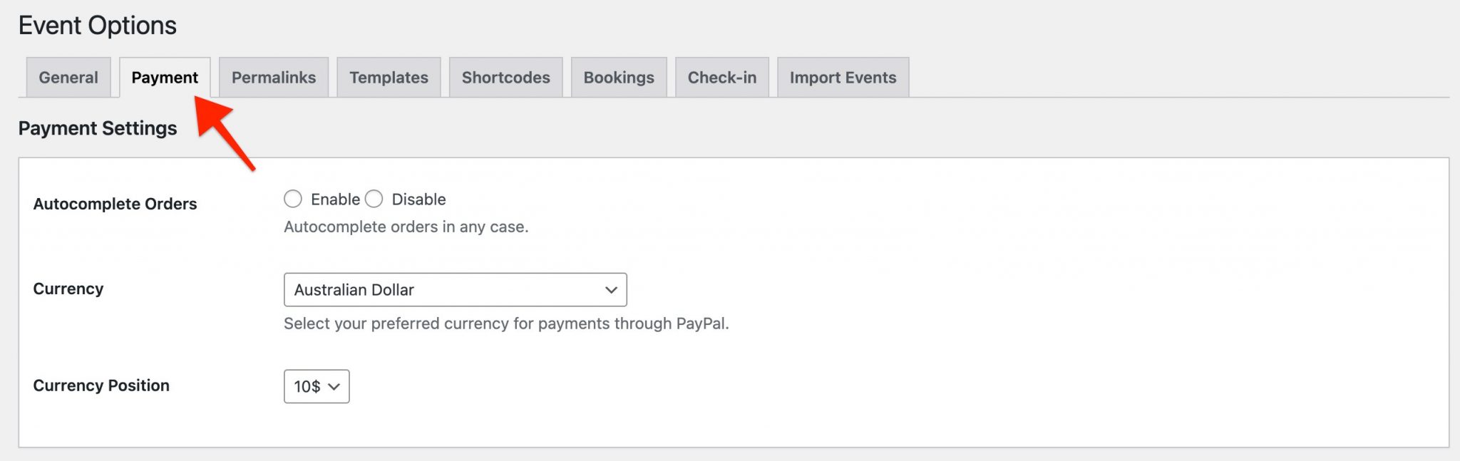 Eventer Plugin Payments – Support imithemes
