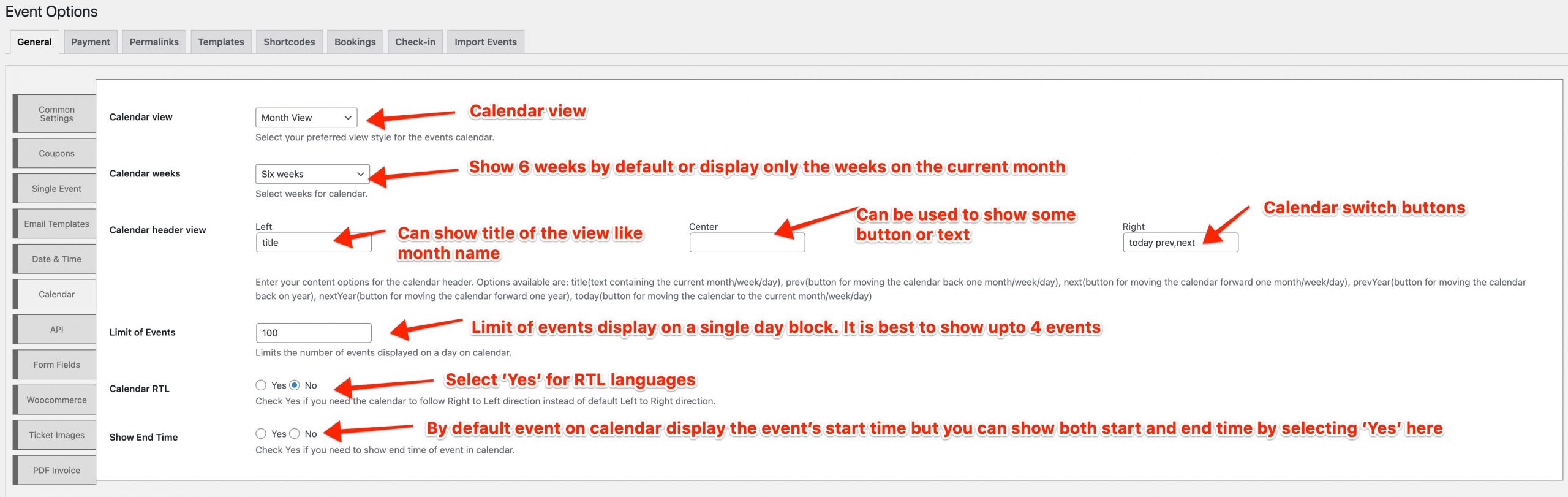 Eventer Plugin Display Events – Support imithemes